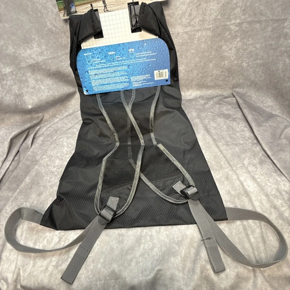 WaterSeals Locking Backpack + Waterproof Bag for Women & Men w Ripstop Material